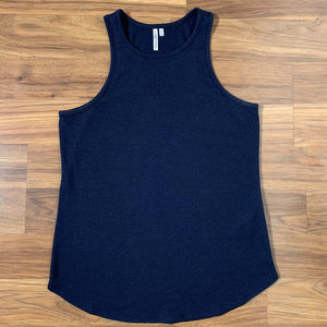 Banana Republic Navy Blue  Sleeveless Racer Tank